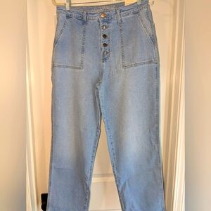 Universal Thread brand wide leg crop jeans